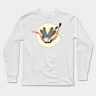 I believe I can fly fairy faerie elf dragonfly wings flying Long Sleeve T-Shirt